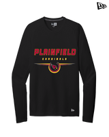 Plainfield HS Football Design - New Era Performance Long Sleeve