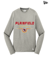 Plainfield HS Football Design - New Era Performance Long Sleeve