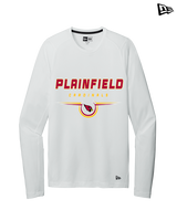 Plainfield HS Football Design - New Era Performance Long Sleeve