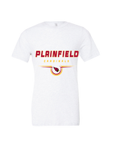 Plainfield HS Football Design - Tri-Blend Shirt