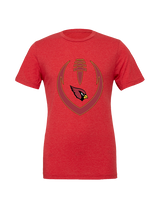 Plainfield HS Football Full Football - Tri-Blend Shirt