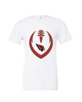 Plainfield HS Football Full Football - Tri-Blend Shirt