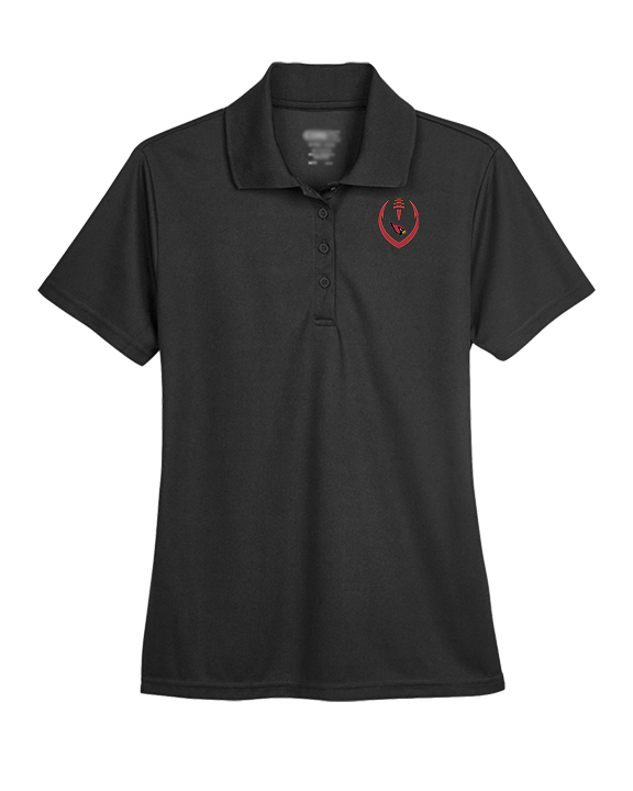 Plainfield HS Football Full Football - Womens Polo