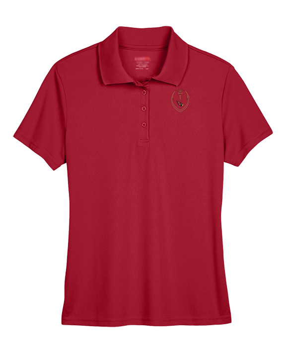Plainfield HS Football Full Football - Womens Polo
