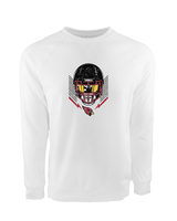 Plainfield HS Football Skull Crusher - Crewneck Sweatshirt