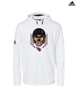 Plainfield HS Football Skull Crusher - Mens Adidas Hoodie