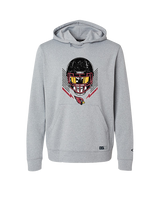 Plainfield HS Football Skull Crusher - Oakley Performance Hoodie