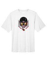 Plainfield HS Football Skull Crusher - Performance Shirt