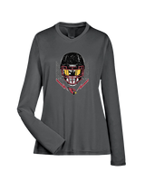 Plainfield HS Football Skull Crusher - Womens Performance Longsleeve