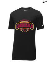 Plainfield HS Football Toss - Mens Nike Cotton Poly Tee
