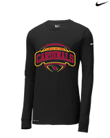 Plainfield HS Football Toss - Mens Nike Longsleeve