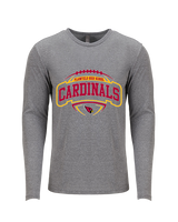Plainfield HS Football Toss - Tri-Blend Long Sleeve