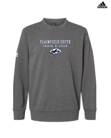 Plainfield South HS Track & Field Block - Mens Adidas Crewneck