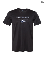 Plainfield South HS Track & Field Block - Mens Adidas Performance Shirt