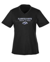 Plainfield South HS Track & Field Block - Womens Performance Shirt