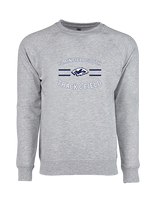 Plainfield South HS Track & Field Curve - Crewneck Sweatshirt
