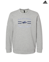 Plainfield South HS Track & Field Curve - Mens Adidas Crewneck