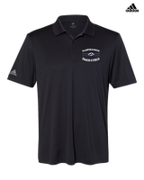 Plainfield South HS Track & Field Curve - Mens Adidas Polo