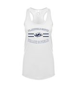 Plainfield South HS Track & Field Curve - Womens Tank Top