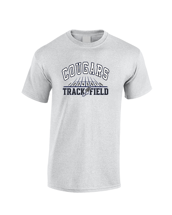 Plainfield South HS Track & Field Lanes - Cotton T-Shirt