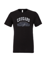 Plainfield South HS Track & Field Lanes - Tri-Blend Shirt