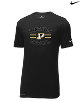 Point Pleasant Boro HS Football Curve - Mens Nike Cotton Poly Tee