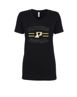 Point Pleasant Boro HS Football Curve - Womens V-Neck