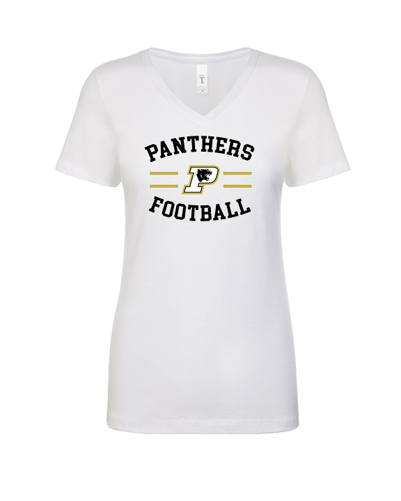 Point Pleasant Boro HS Football Curve - Womens V-Neck