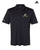 Point Pleasant Boro HS Football Stacked - Mens Adidas Polo