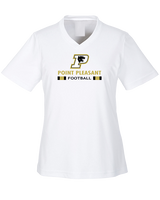 Point Pleasant Boro HS Football Stacked - Womens Performance Shirt