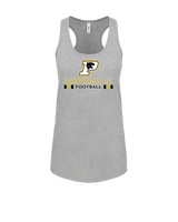 Point Pleasant Boro HS Football Stacked - Womens Tank Top