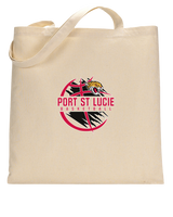 Port St. Lucie HS Boys Basketball Main Logo - Tote Bag