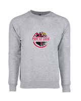 Port St. Lucie HS Boys Basketball Main Logo - Crewneck Sweatshirt
