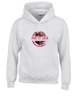Port St. Lucie HS Boys Basketball Main Logo - Cotton Hoodie