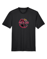Port St. Lucie HS Boys Basketball Main Logo - Youth Performance T-Shirt