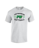Port Washington HS Softball Curve - Cotton T-Shirt