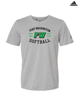 Port Washington HS Softball Curve - Mens Adidas Performance Shirt