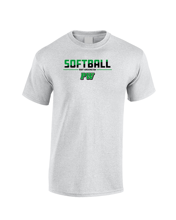 Port Washington HS Softball Cut - Cotton T-Shirt