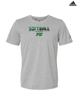 Port Washington HS Softball Cut - Mens Adidas Performance Shirt