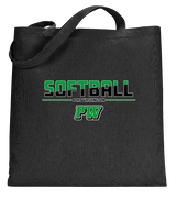 Port Washington HS Softball Cut - Tote