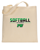 Port Washington HS Softball Cut - Tote