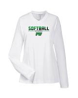 Port Washington HS Softball Cut - Womens Performance Longsleeve