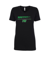 Port Washington HS Softball Cut - Womens Vneck