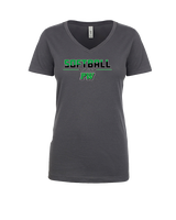 Port Washington HS Softball Cut - Womens Vneck