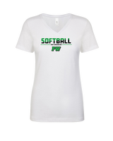 Port Washington HS Softball Cut - Womens Vneck