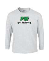 Port Washington HS Softball Stacked - Cotton Longsleeve