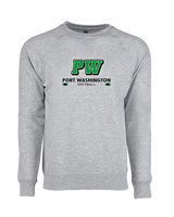 Port Washington HS Softball Stacked - Crewneck Sweatshirt