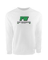 Port Washington HS Softball Stacked - Crewneck Sweatshirt