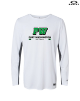 Port Washington HS Softball Stacked - Mens Oakley Longsleeve