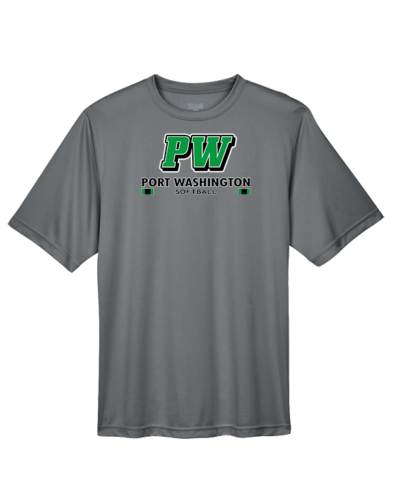 Port Washington HS Softball Stacked - Performance Shirt
